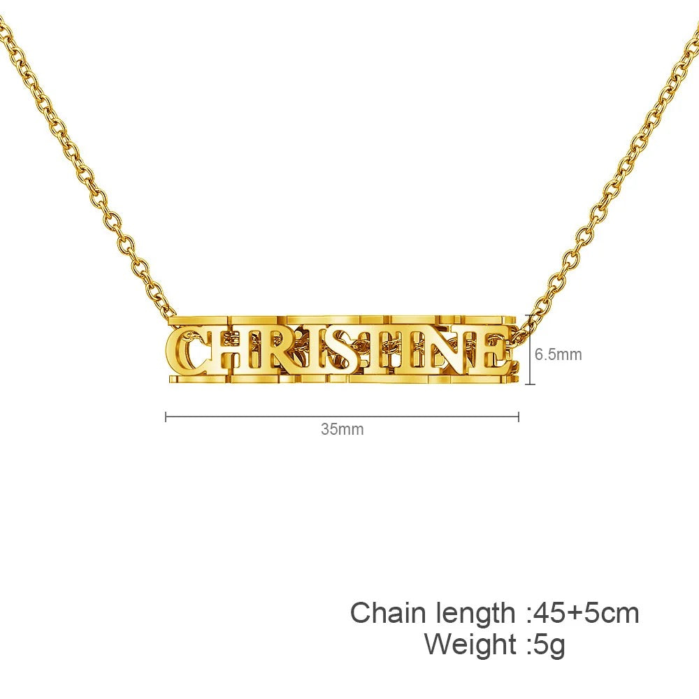 3D Name Necklace